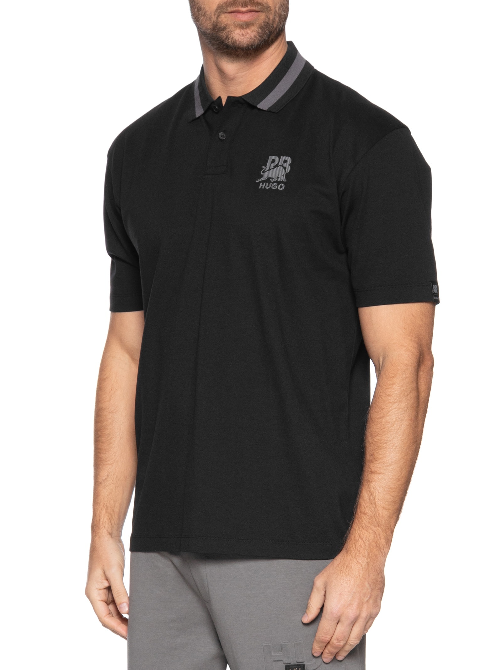 Polo Masculina Dodac Rb Preto  Hugo