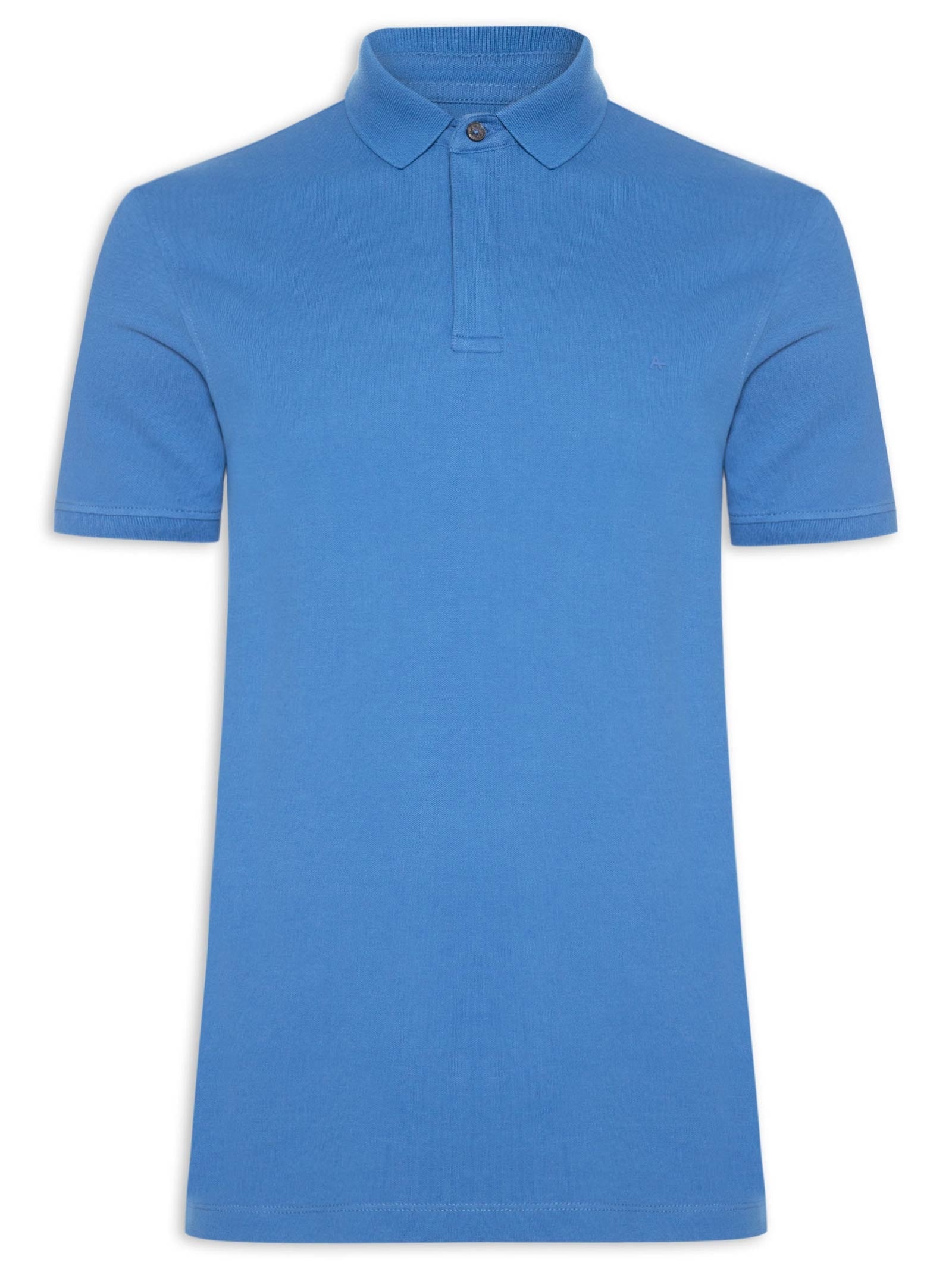 Polo Masculina Em Piquet ColorFix Azul Aramis