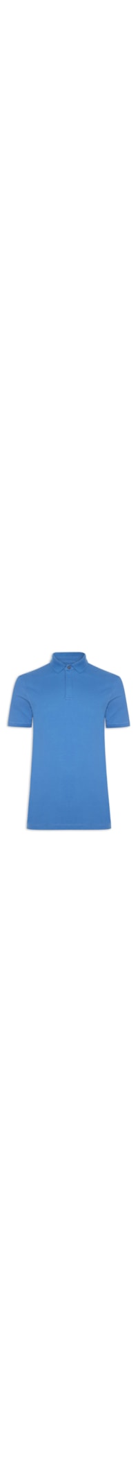 Polo Masculina Em Piquet ColorFix - Azul