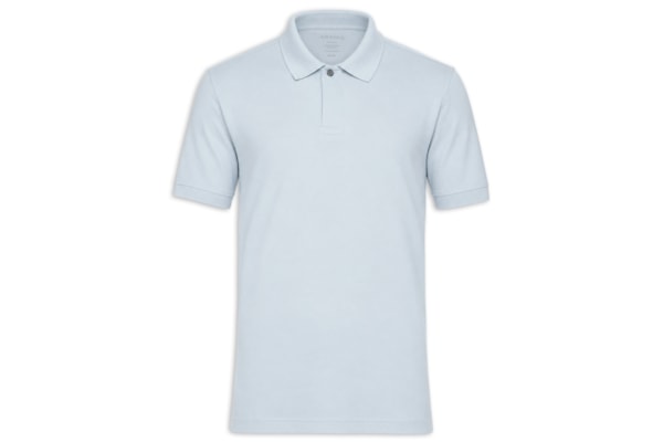 Polo Masculina em Piquet Colorfix - Azul