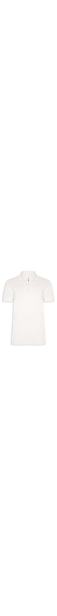 Polo Masculina Em Pìquet Gola Espinha - Branco