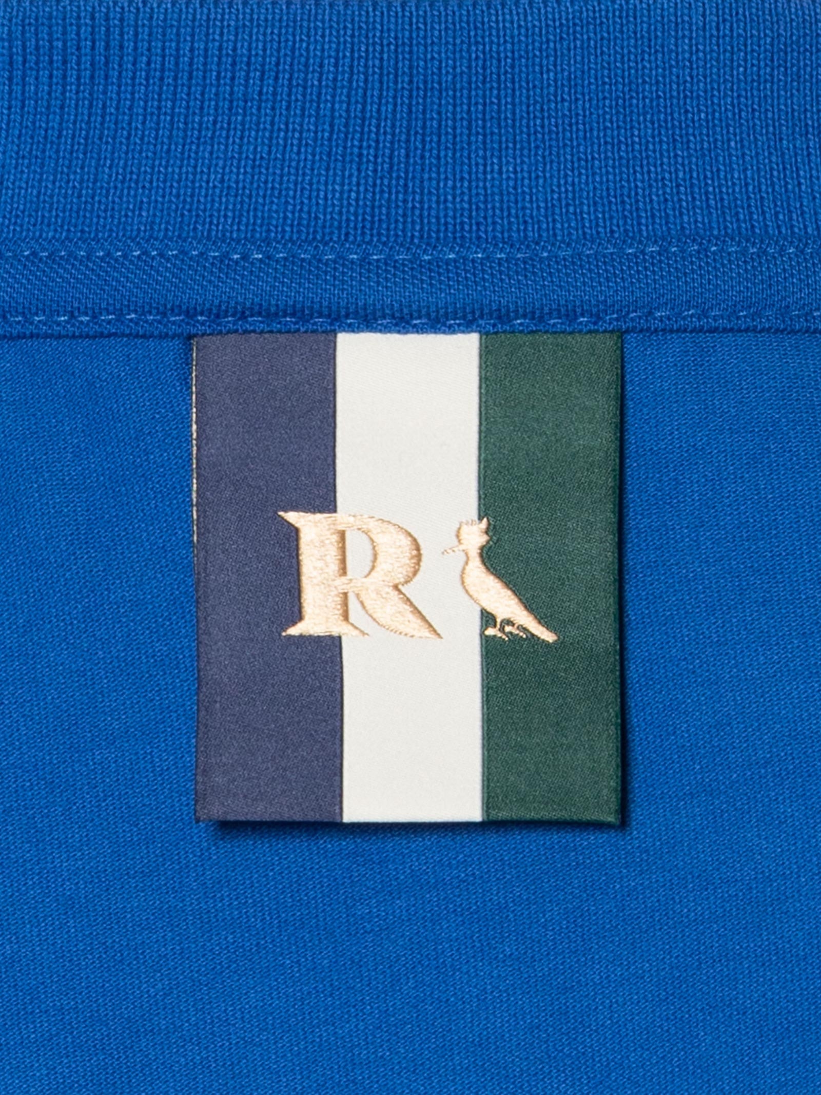 Polo Masculina Enxuto Novo Friso Azul  Reserva