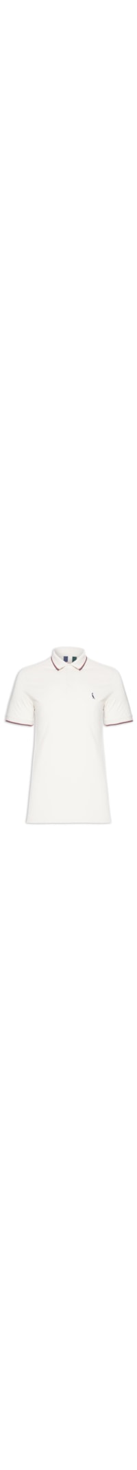 Polo Masculina Enxuto Novo Friso - Bege