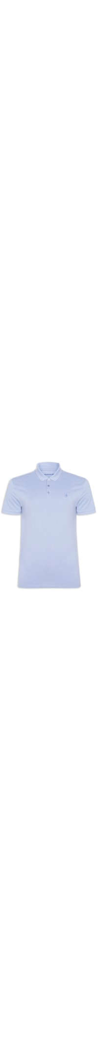 Polo Masculina Essentials em Algodão - Azul
