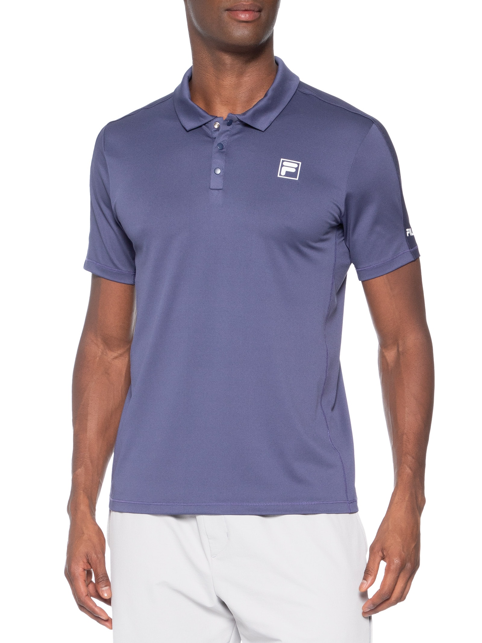 Polo Masculina Fila Tennis Line III Azul Fila