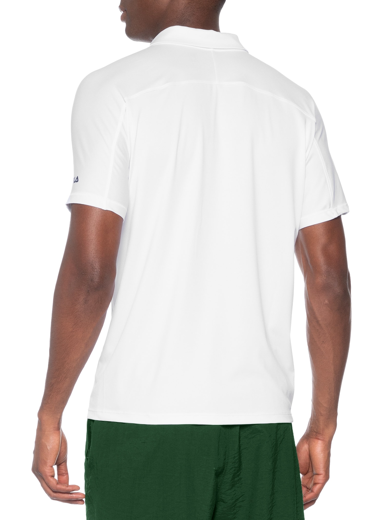 Polo Masculina Fila Tennis Line III – Branco Fila