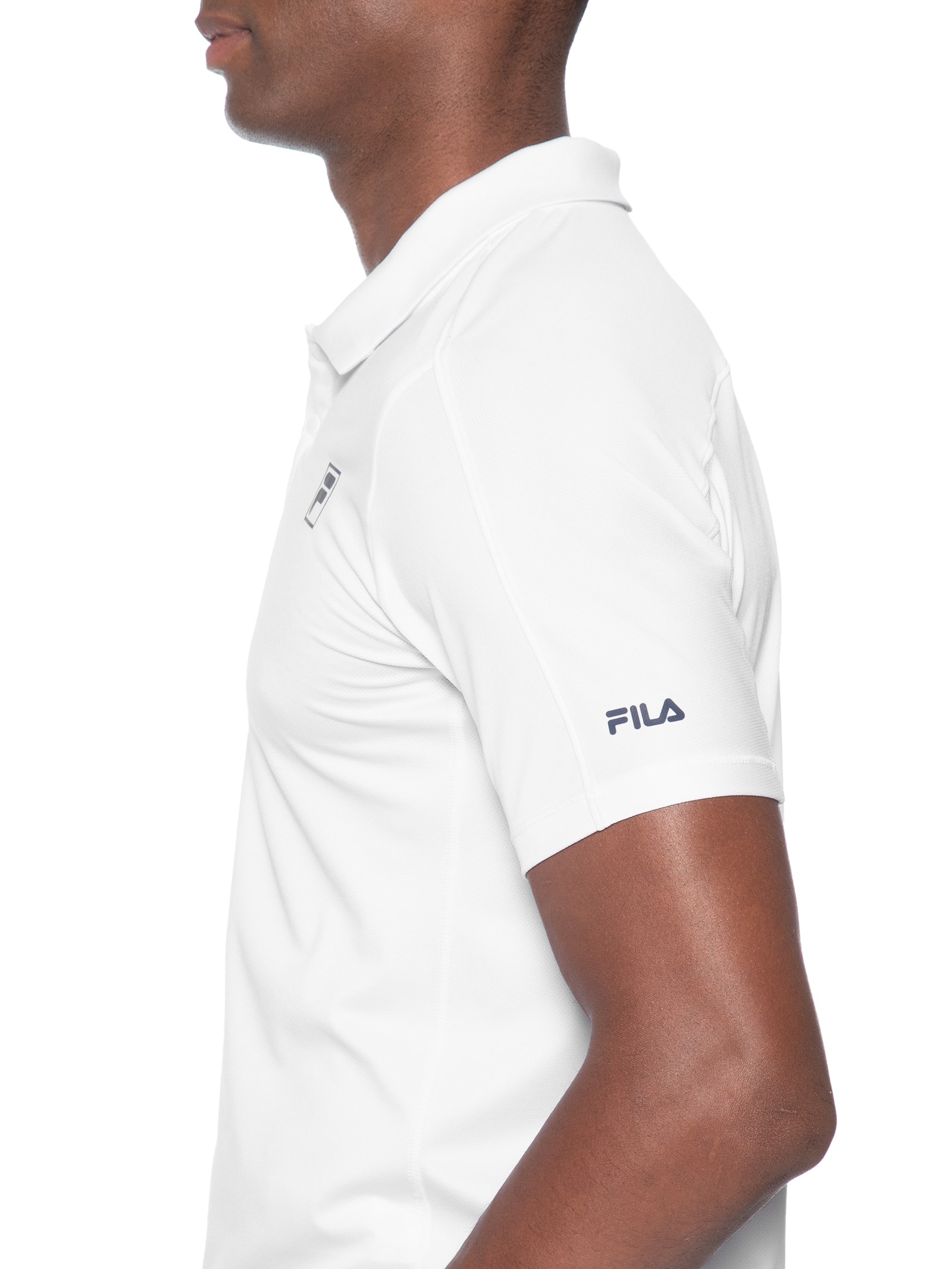 Polo Masculina Fila Tennis Line III – Branco Fila