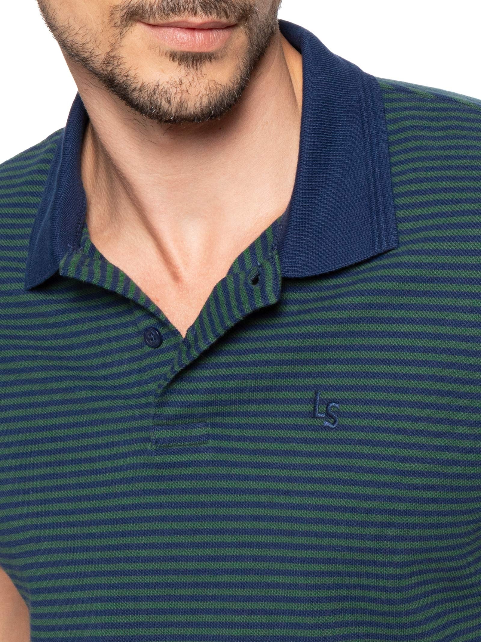 Polo Masculina Finn Boxy Verde Levi's