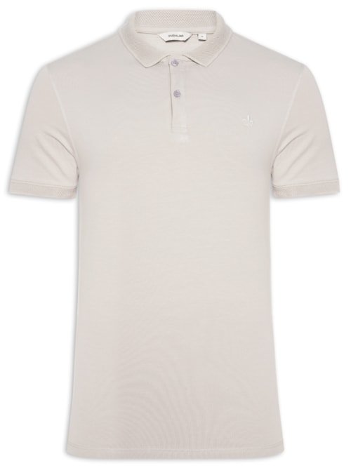 Polo Masculina Flex Gola Favo – Cinza