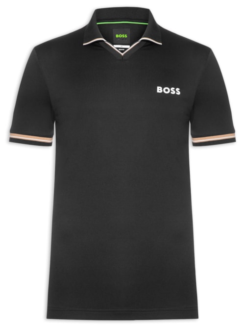Polo Masculina Friso Regular fit – Preto