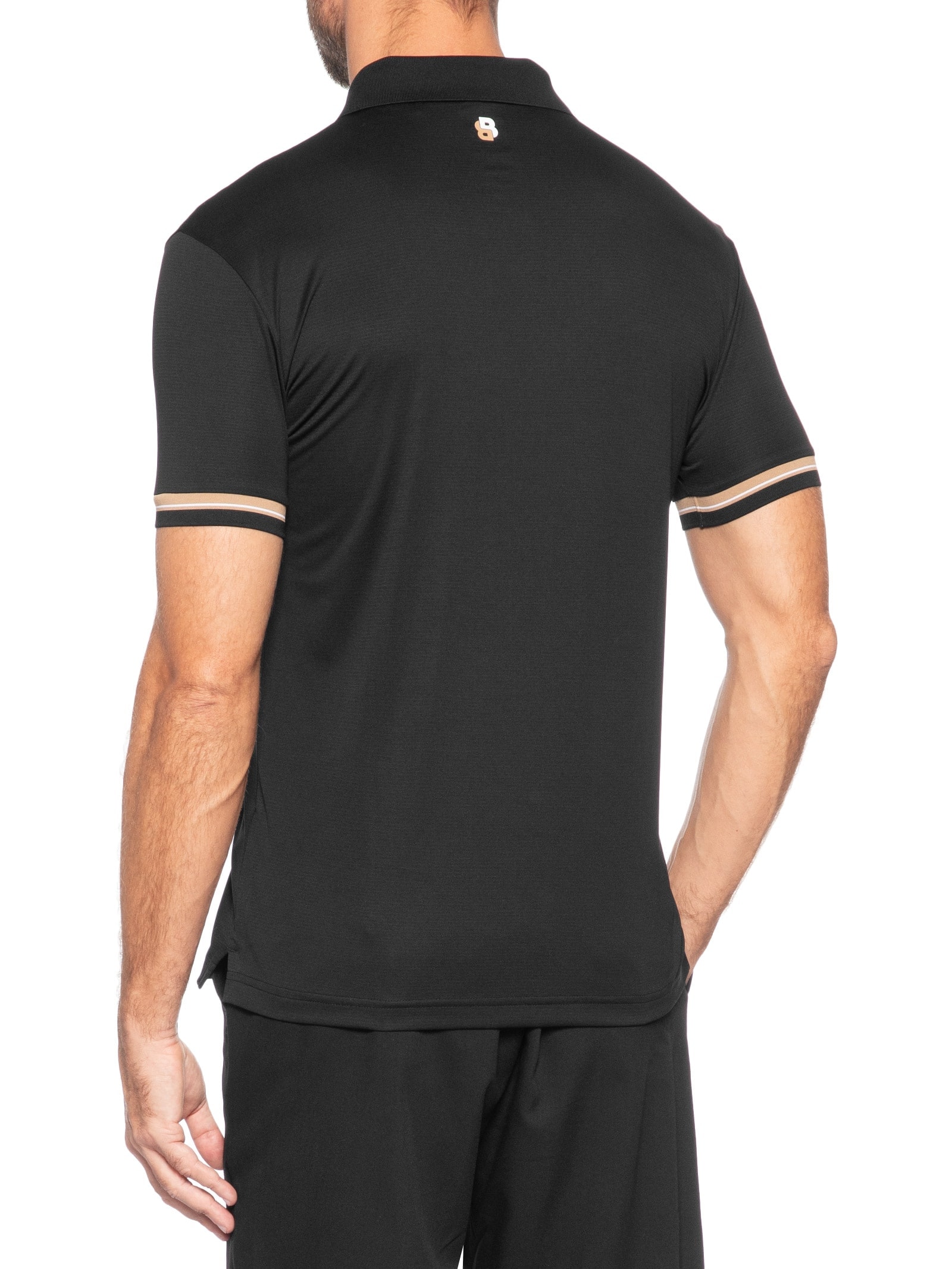 Polo Masculina Friso Regular fit Preto Boss