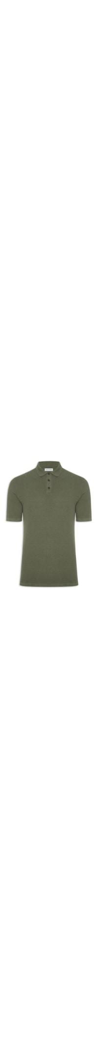 Polo Masculina George Algodão Orgânico - Verde