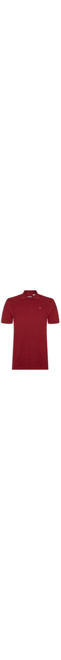 Polo Masculina Hm - Vermelho