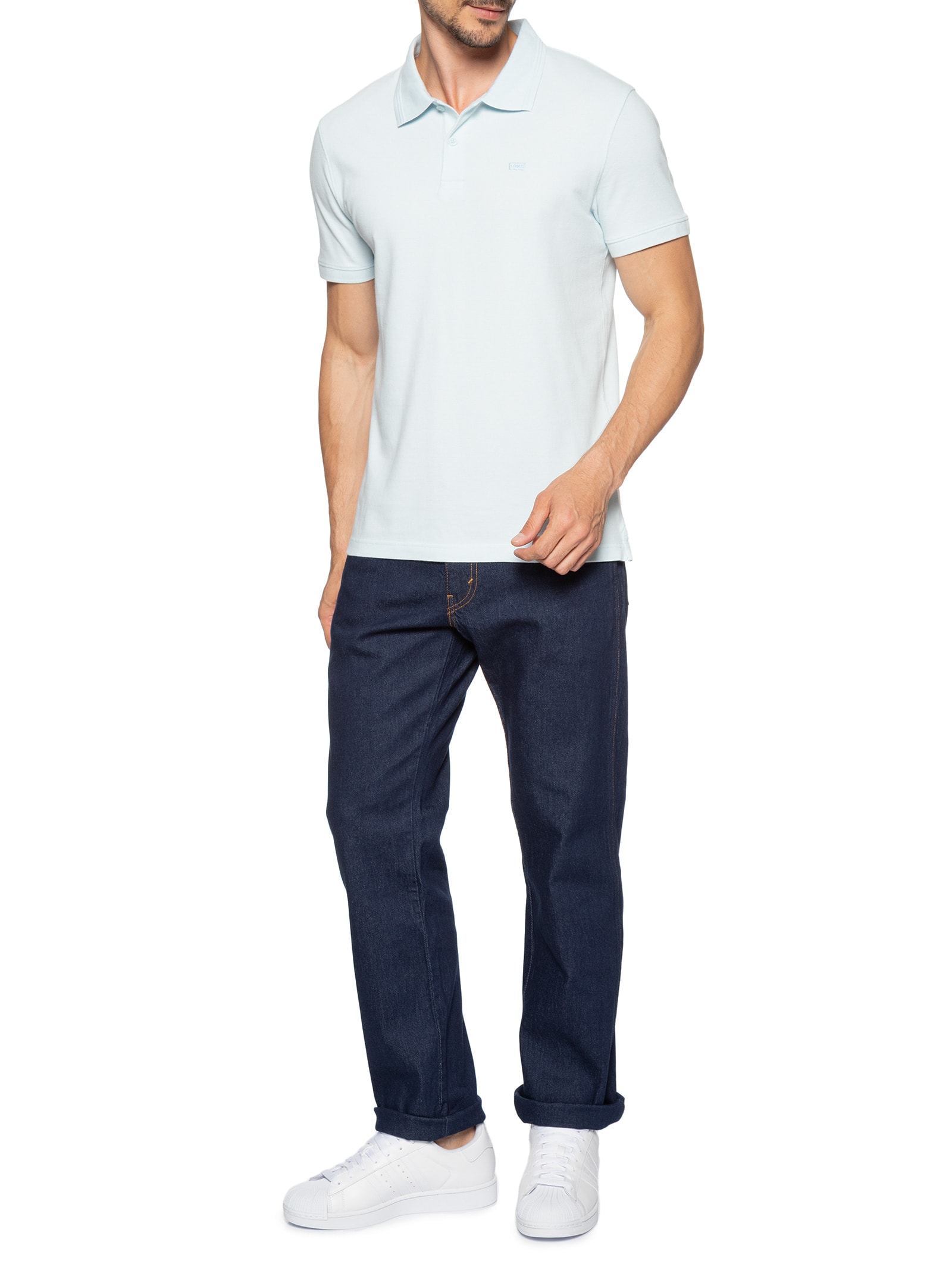 Polo Masculina Icon Azul Levi's