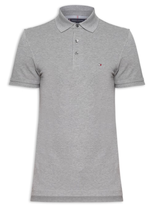 Polo Masculina Im 1985 Slim – Cinza
