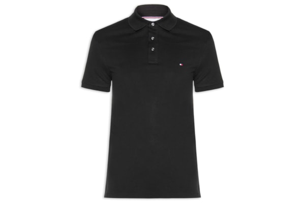 Polo Masculina Im 1985 Slim Fit - Preto
