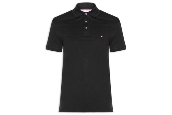 Polo Masculina Im 1985 Slim Fit - Preto