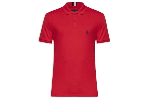 Polo Masculina Imd Interlock Reg - Vermelho