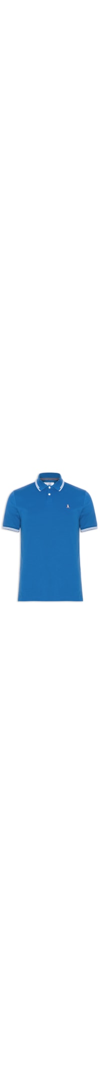 Polo Masculina Interlock - Original Penguin - Azul