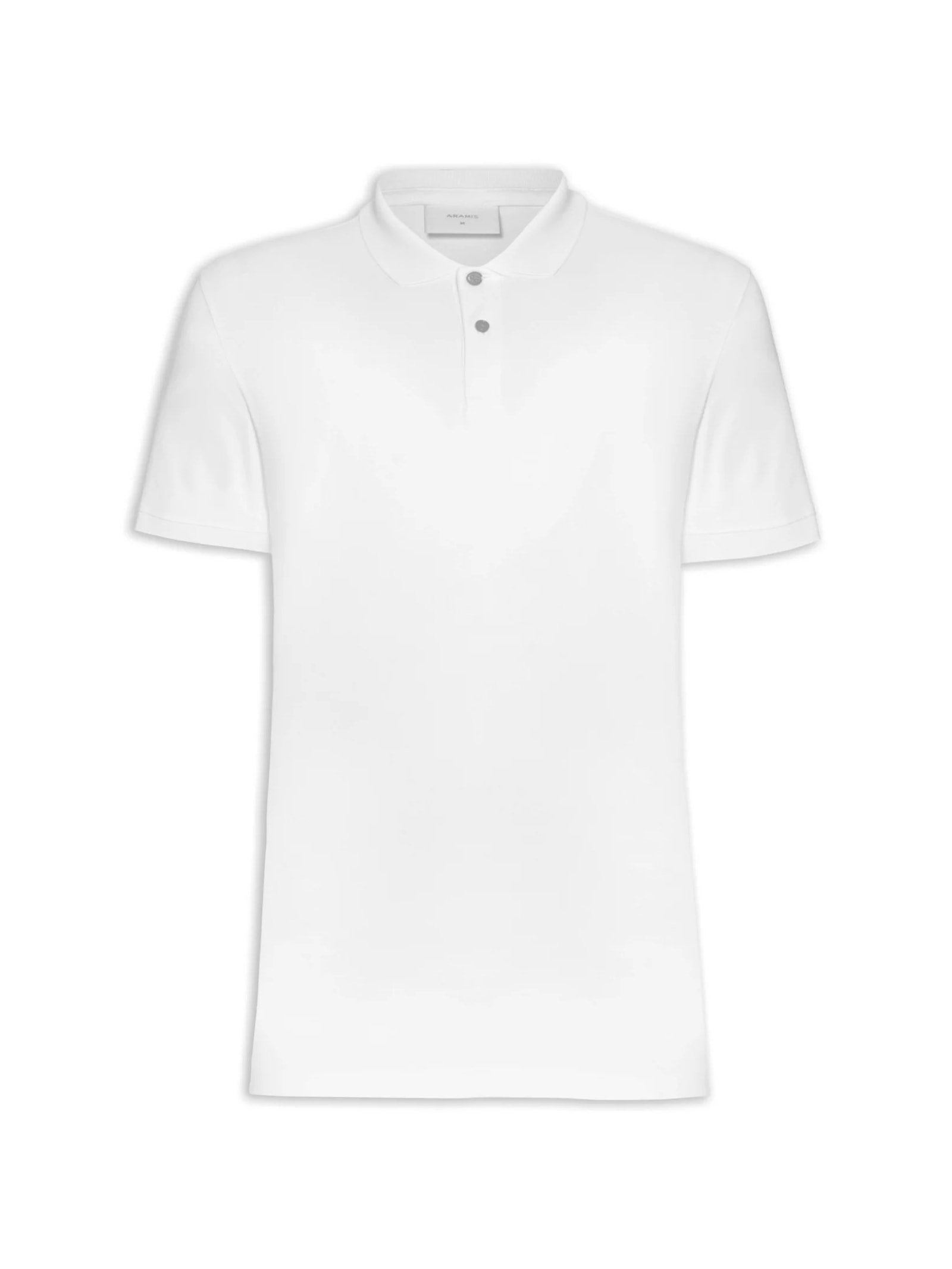 Polo Masculina Interlock Pima Branco Aramis