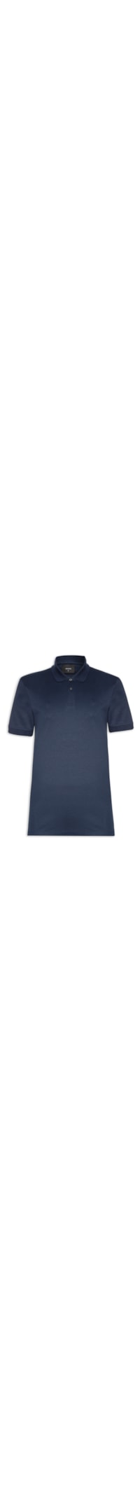 Polo Masculina Interlock Pima (PA) - Azul