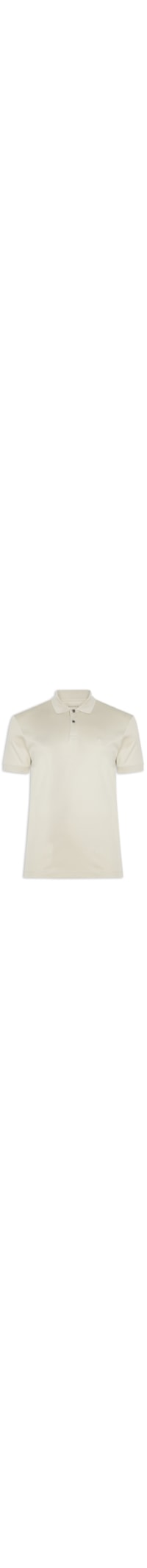 Polo Masculina Interlock Pima – Bege