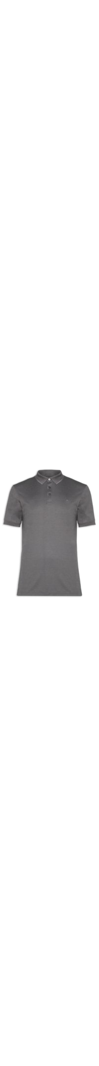 Polo Masculina Interlook Algodão Pima Tech - Cinza