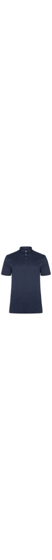 Polo Masculina Jersey Algodão Pima Logo Surton (PA) - Azul