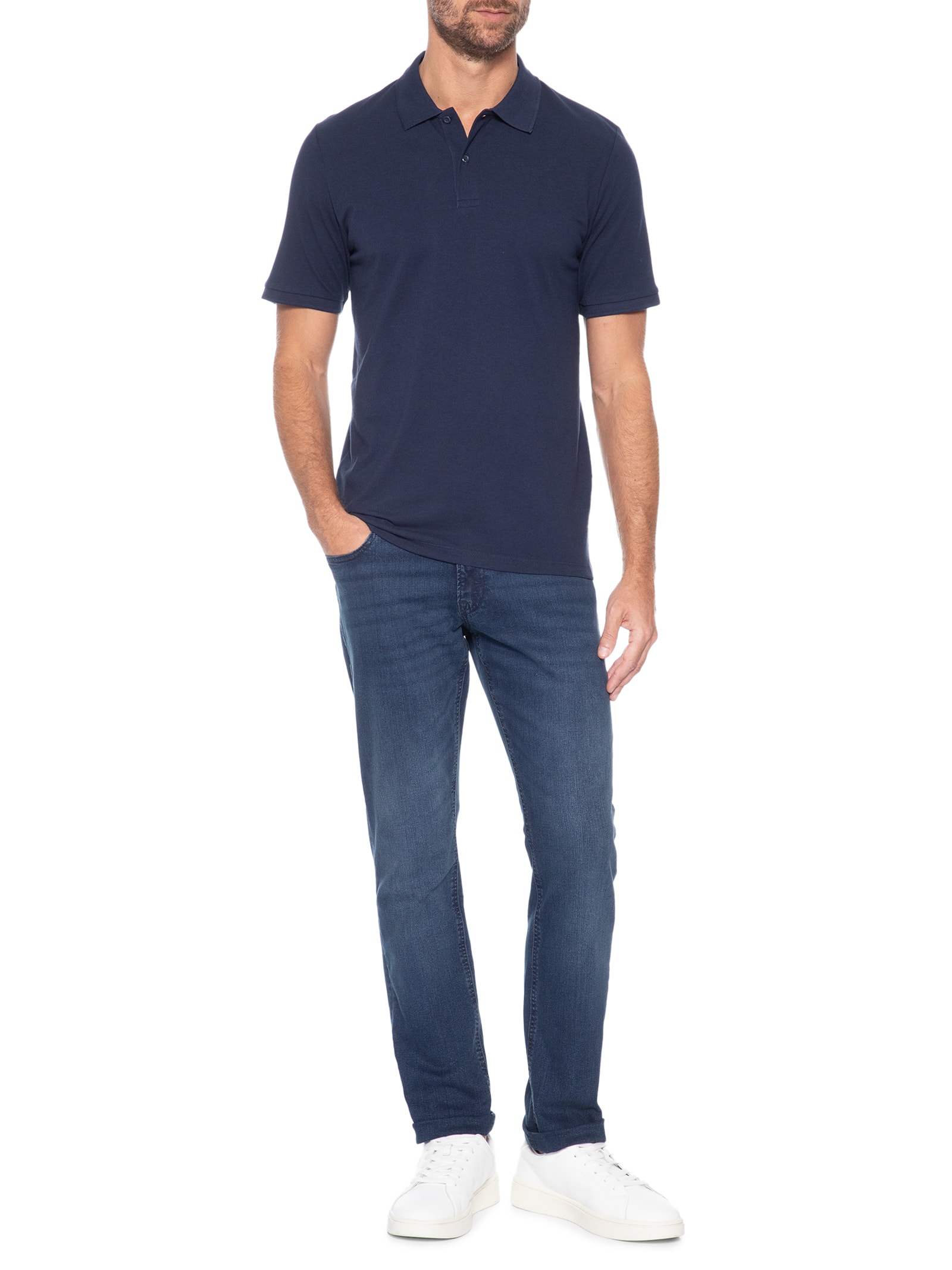 Polo Masculina Kane Azul Jack & Jones