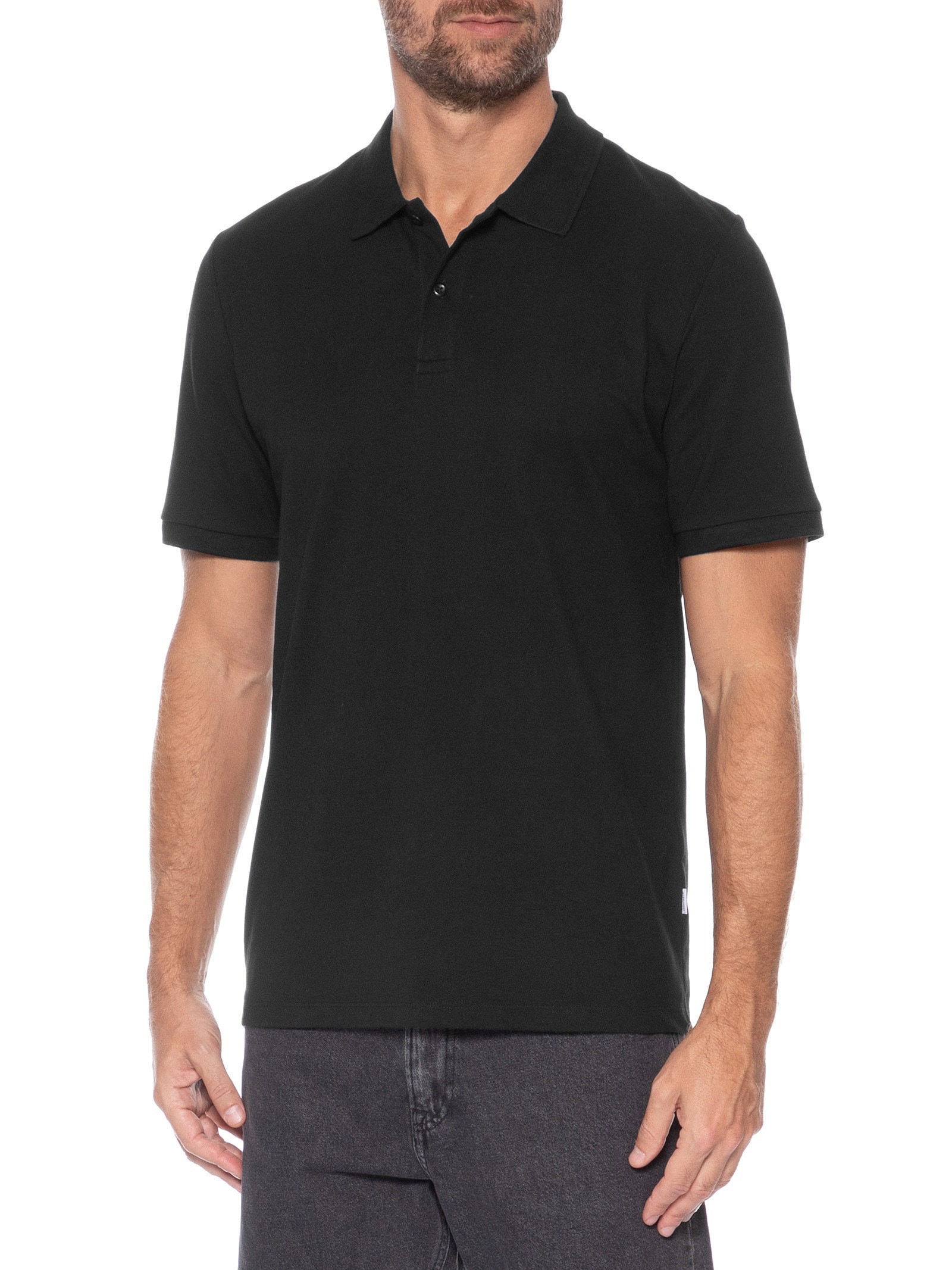 Polo Masculina Kane Preto Jack & Jones
