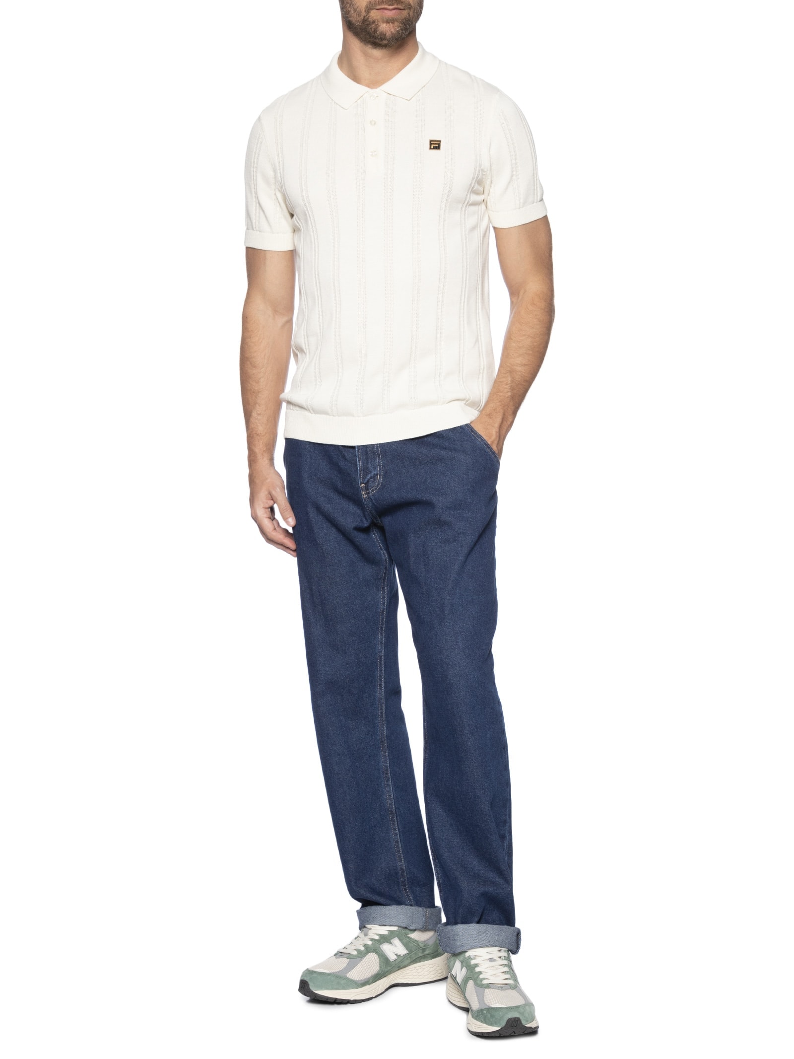 Polo Masculina Kennedy Off White Fila