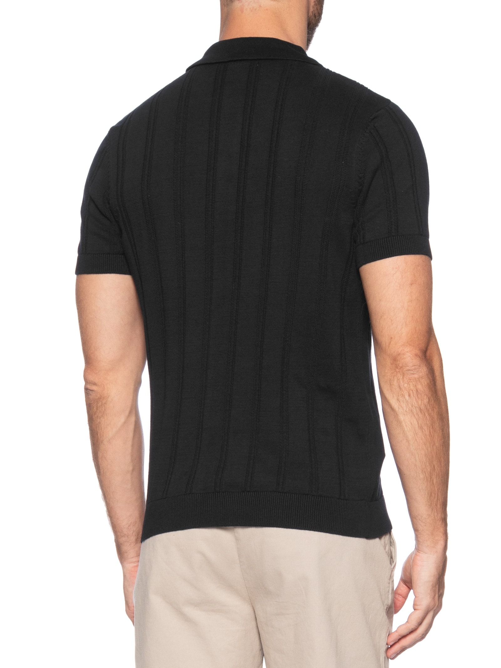 Polo Masculina Kennedy Preto Fila
