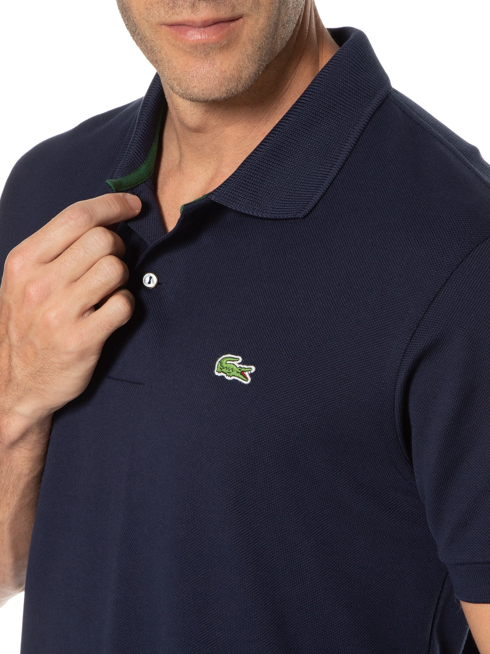 Lacoste Polo Masculina Classic Fit Em Piquet De Algodão