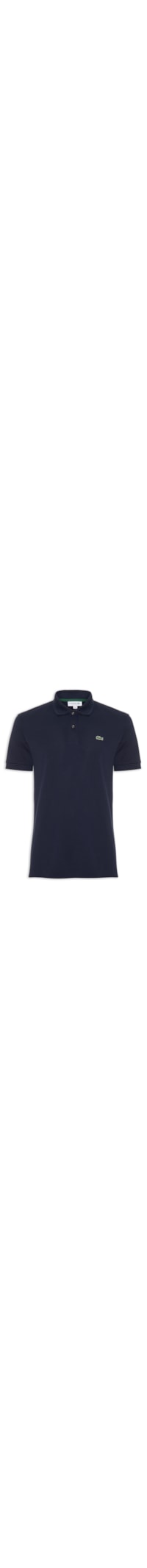 Polo Masculina L.12.21 Classic Fit Em Piquet De Algodão Orgânico - Azul
