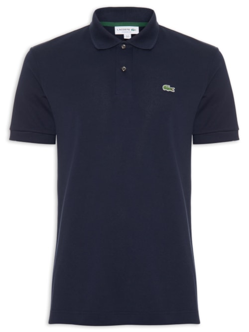 Polo Masculina L.12.21 Classic Fit Em Piquet De Algodão Orgânico – Azul