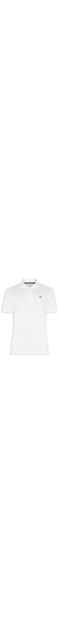 Polo Masculina L.12.21 Classic Fit Em Piquet De Algodão Orgânico - Off White