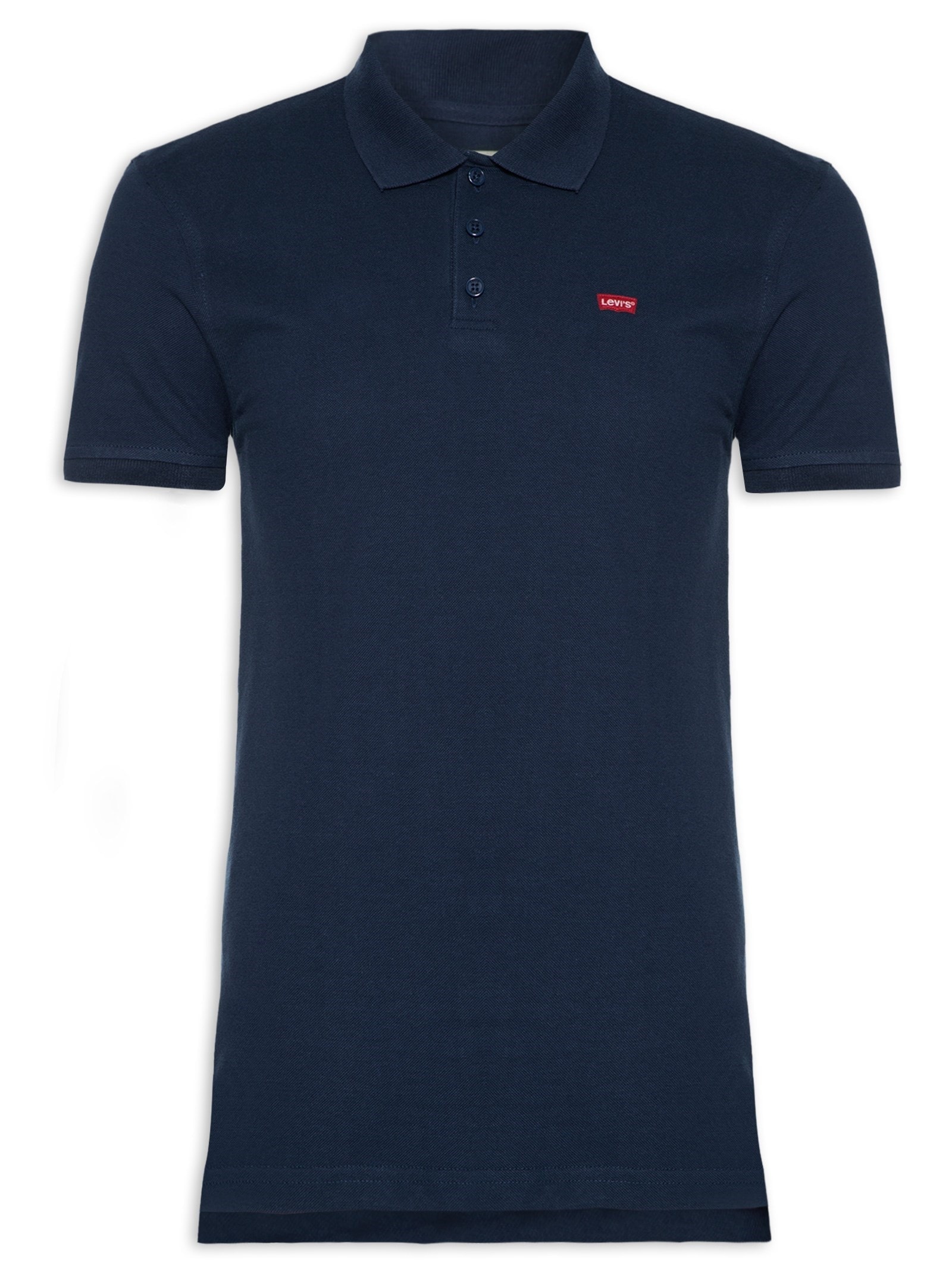 Polo Masculina Levi´s Housemark Classic Fit HM Com Logo  Levi's Azul Levi's