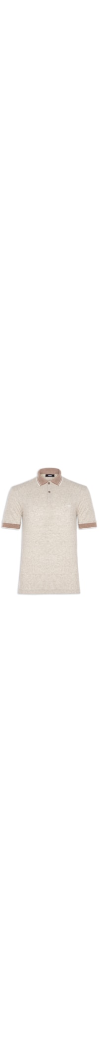 Polo Masculina Linho - Bege