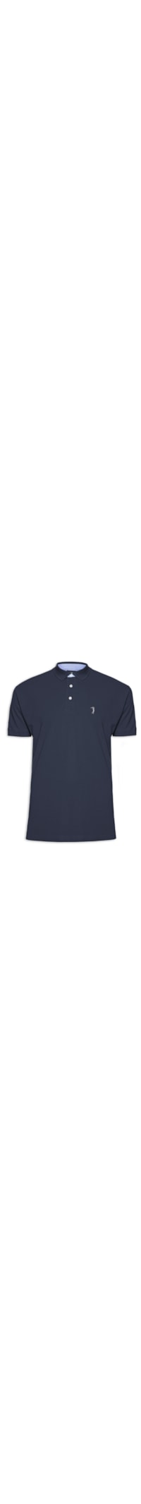Polo Masculina Lisa - Azul
