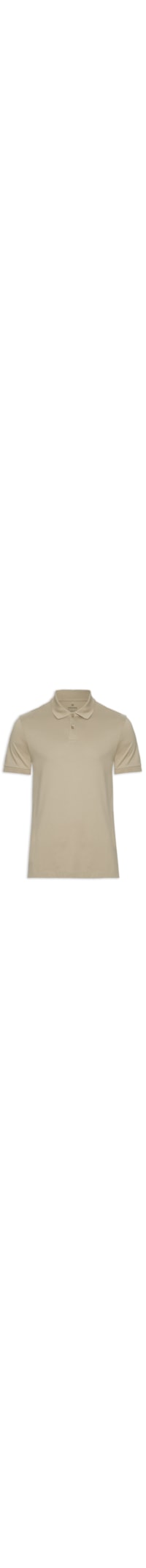 Polo Masculina Lisa - Bege