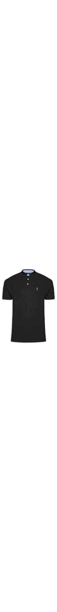 Polo Masculina Lisa - Preto