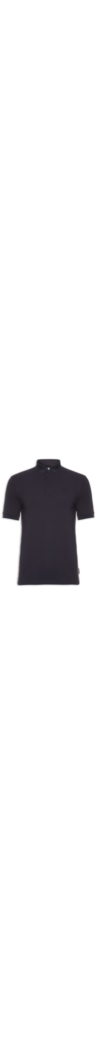 Polo Masculina Logo Emborrachado - Azul