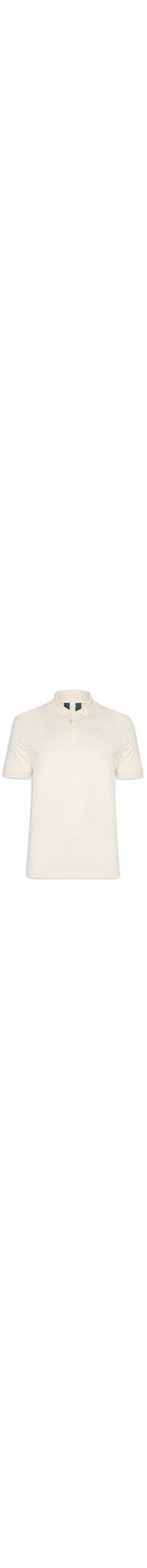 Polo Masculina Malha Favo Linho – Off White