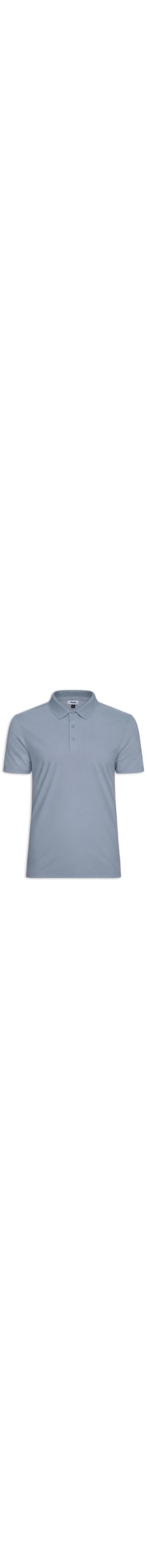 Polo Masculina Malha Sem Costura - Cinza