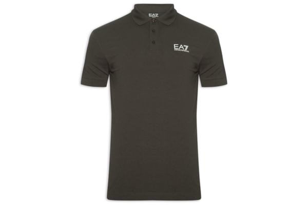 Polo Masculina Manga Curta Basic Train Core ID - Marrom