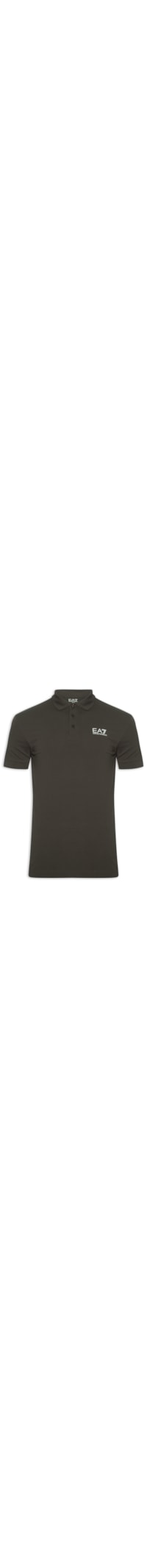 Polo Masculina Manga Curta Basic Train Core ID - Marrom