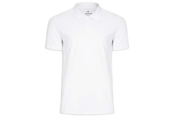 Polo Masculina Manga Curta - Branco 