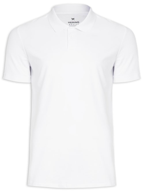 Polo Masculina Manga Curta – Branco