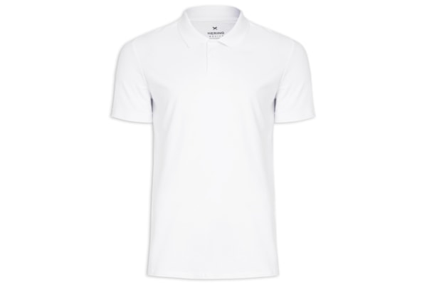 Polo Masculina Manga Curta - Branco 