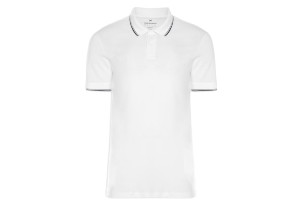 Polo Masculina Manga Curta - Branco